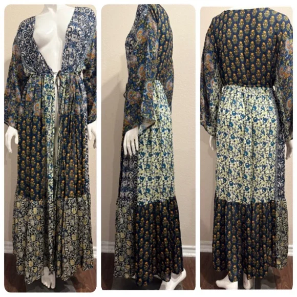 Free PEOPLE BOMBAY KIMONO ONE SIZE - Picture 15 of 16